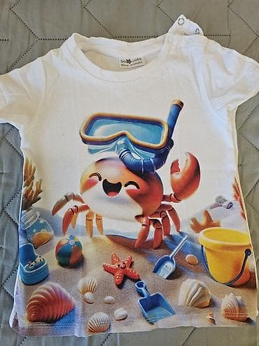 bebi stvari: Dečija majica kratkih rukava sa letnjim printom 100 din komad, beba — 1