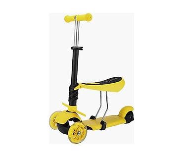 zuti ranac: BBO Trotinet Scoot 3u1 – žuti (S979A, šifra proizvoda: S979AYL-80) - — 1