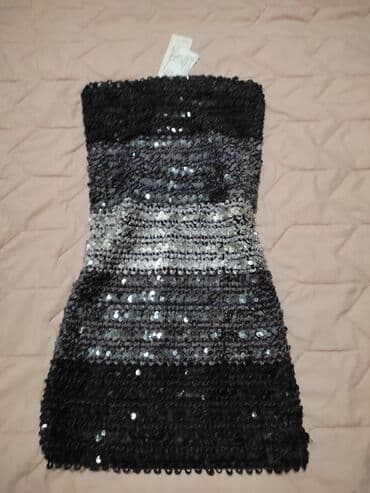 sat sa slikom po zelji: S (EU 36), color - Black, Cocktail, Without sleeves — 1
