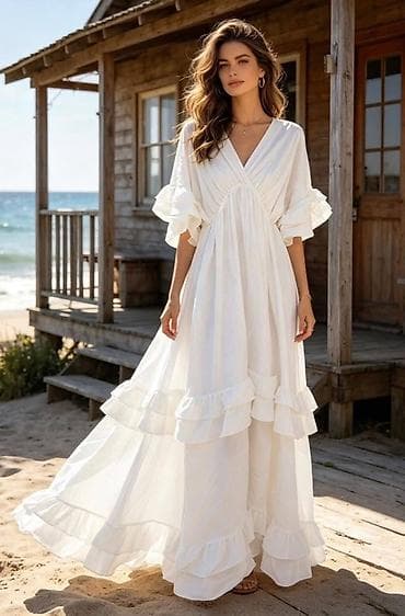 minic odeca: ✅Boho maxi haljina sa volanima
✅3000 din
✅S M L — 2