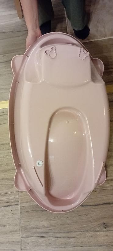Houseplants: Plastična kada za kupanje bebe – roze - Ergonomski oblik sa — 2