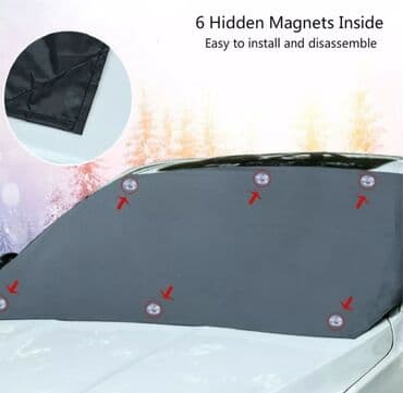 zastita za soferku: V3 Pokrivač sa magnetima za vetrobransko staklo Cerada sa — 5