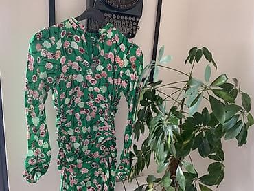 lulus haljine: ME+EM Lantana Flower Print midi haljina New York Edition / Placena — 5