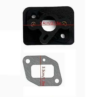 karburator: Adapter usisa/razvodnik karburatora sa dihtungom - Plastični usisni — 2