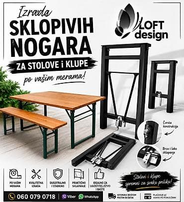nogari za klub stolove: SNIŽENO – MEHANIZAM ZA SKLOPIVE STOLOVE I KLUPE – VRHUNSKI KVALITET — 2