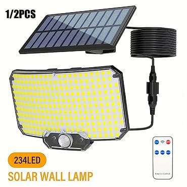 tablet 10 inci: 1 kom. Solarne zidne lampe sa senzorom pokreta, pametna 234LED solarne — 5