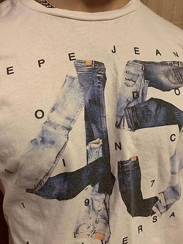 muške šuškave trenerke: Pepe Jeans-Original-muska majica u L velicini — 3