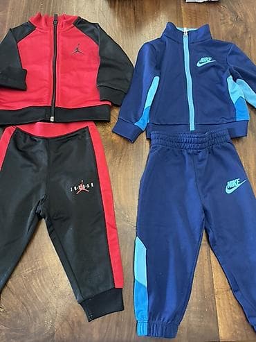 set za negu bebe: Dva dečja komplet-trenera (gornji deo + donji deo), sportski setovi sa — 1
