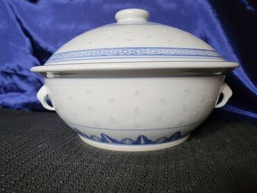 vatrostalne posude sa poklopcem akcija: Corbaluk jing dezen,pirincani porcelan iz 70ih. Corbaluk je perfektan — 7