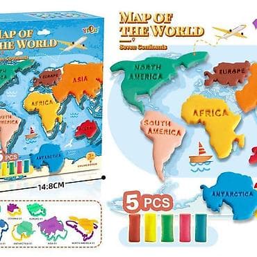 africa shoes srbija: Plastelin mapa sveta – edukativni set za učenje kontinenata Opis: - — 1