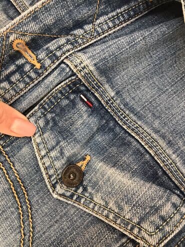 enter jakna: Transitional jacket, Jeans, XL (EU 54), Tommy Hilfiger, color - Light blue — 3