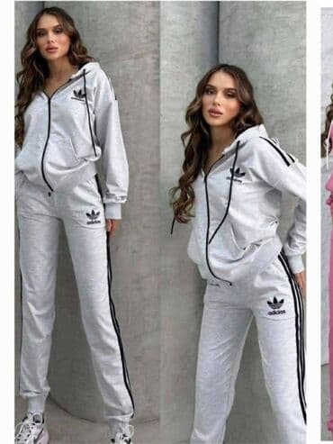 Women's Clothing: Adidas, Print, color - Grey — 1