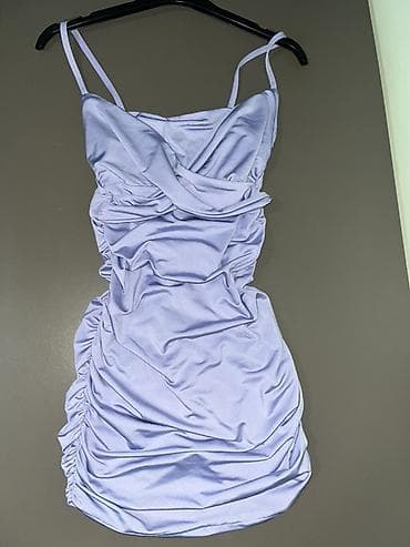 Personal Items: Satenasta mini haljina u svetloljubičastoj boji. Model sa tankim — 1