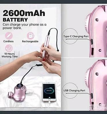 hijaluron pen: Profesionalna električna turpija za nokte JE-602 – 35.000 RPM - Snaga — 4