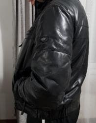 Majice: Snizenoooo!!!Muska kozna jakna traper kao nova,nosena je samo 2-3 puta — 4