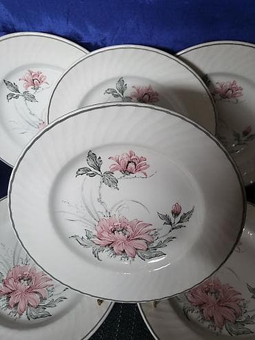 zepter komplet cena: Tanjiri engleski 1950 do 1970god.Barratts Staffordshire. Engleski — 7