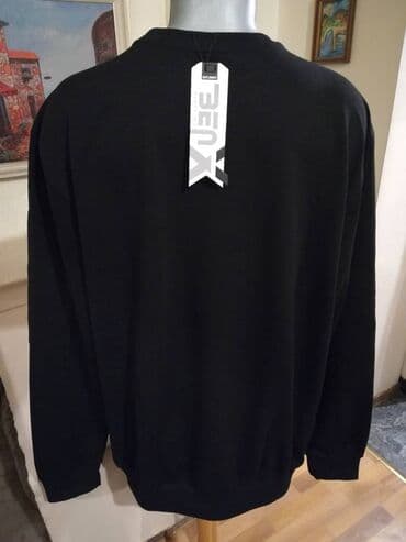 Jackets: Sweatshirt, 5XL (EU 62), color - Black — 4