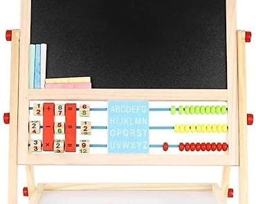 ranac kofer za decu: Velika dvostrana školska tabla edukativna igračka. Okreće se i  sa — 7