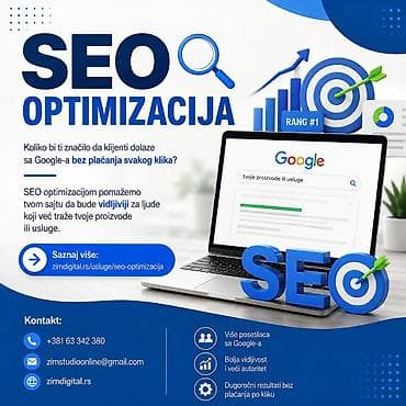 oglasiti se: SEO OPTIMIZACIJA 🔎 Seo optimizacija Koliko bi ti značilo da klijenti — 1