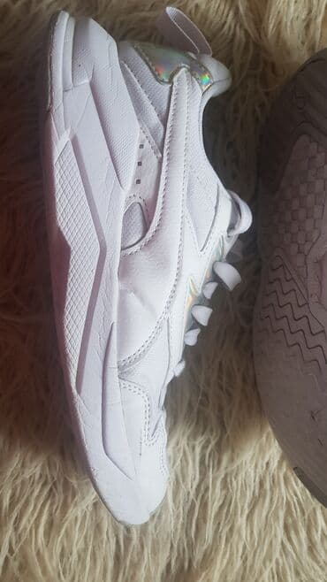 crne patike sa platformom: Puma, 38, bоја - Bela — 2