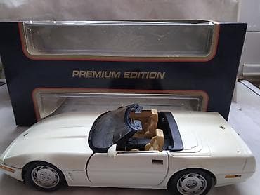 igrice za decake: Maisto Chevrolet Corvette Cabrio C4 1/18 beli,kao nov — 3