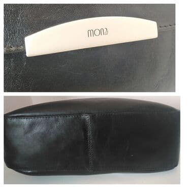 guess torba crna: Torba za rame, Mona, Materijal: Koža — 4