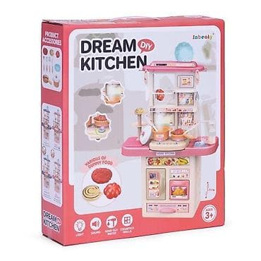 Kids' Kitchens: Dečija kuhinja sa zvukom, LED svetlom, sudoperom i 10 dodataka – — 2