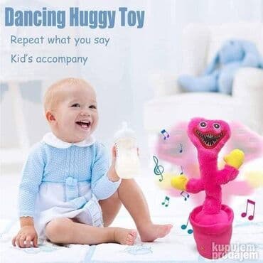 Prams & Strollers: Raspevani Hagi Vagi za Devojcice NOVO Pink Huggy Wuggy SAMO 1200 — 2