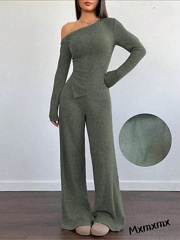 sirogojno dzemperi: Komplet – mekana trikotaža - Dvodijelni ženski komplet: džemper sa — 3