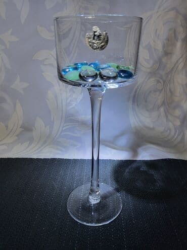 Svecnjak genuine led kristal iz 80ih. Svecnjak sa dekorativnim — 5