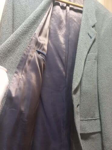 tech fleece 1:1: Suit jacket, XL (EU 54), color - Grey, Wool — 5