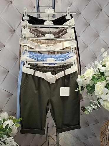 triple s: Ženske bermude sa kaišem - Kroj: ravne bermude do kolena, sa — 4