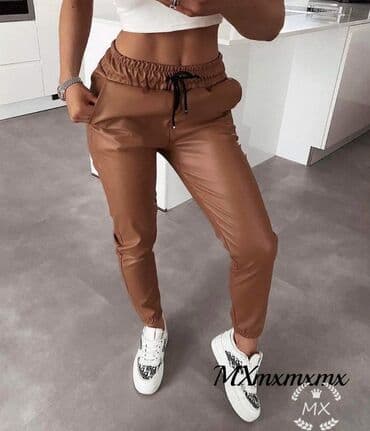 kozne braon pantalone: Pantalone
Eko koža
2000 din — 2