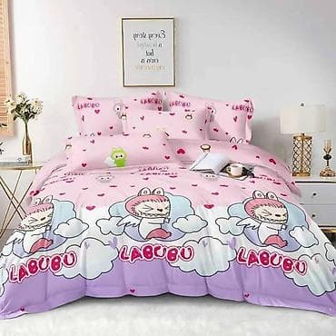 ganc novo: Dečiji set posteljine – više dezena Opis: - Višedelni set posteljine — 7