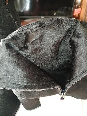 opposite shoes: High boots, 39, color - Black — 4