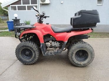 Motocikli i skuteri: Radni ATV četvorocikl – crveni - Robusni terenski četvorocikl sa — 3