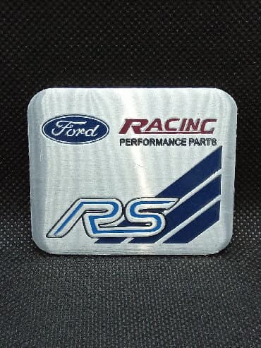 Vozila: Samolepljiva metalna pločica - FORD RS RACING Samolepljiva metalna — 1