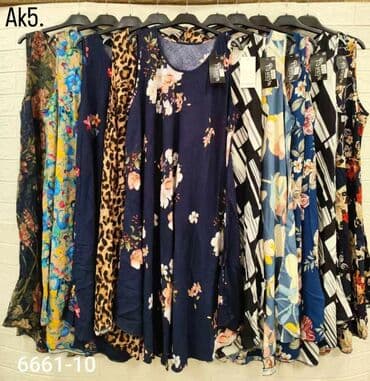 haljine dugih rukava svecane: 3XL (EU 46), color - Multicolored, Oversize, Without sleeves — 9