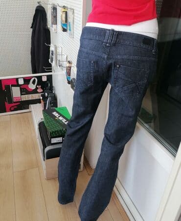 pantalone od vestacke koze: Farmerice kao nove Vel 42(XL) SUPER MODEL I KVALITET UVOZ TURSKA — 3