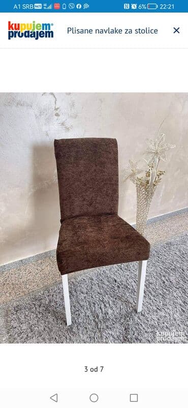 lidl tabure za decu: Velor, For chair, color - Grey — 5