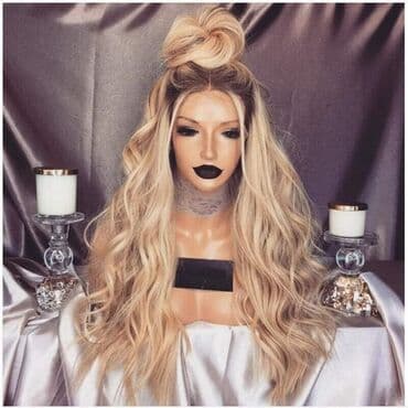 puderasto plava boja kose: Perike 3500 — 6