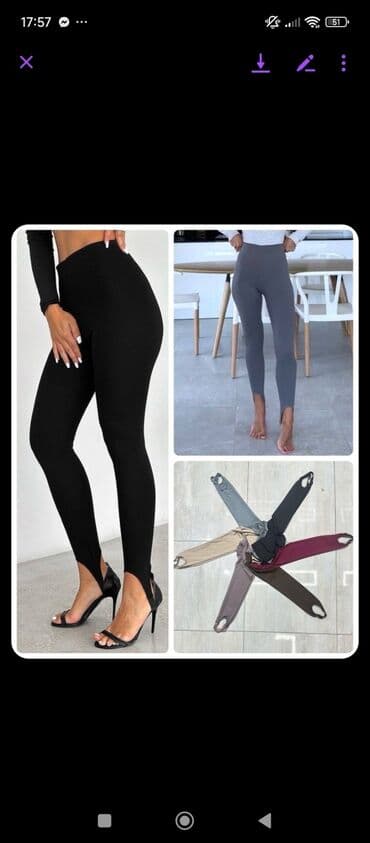 Leggings, Bike shorts: L, color - Black — 2