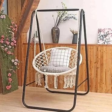 forma ideale dvosedi akcija: Viseća ljuljaška sa stalkom – boho stil Ljuljaska sa postoljem--Cena — 3