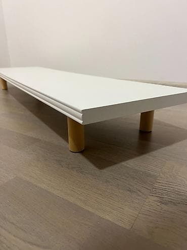 Polica za monitor kao nova, moze da podrzi dva monitora, stabilna i