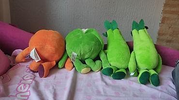 trambolina za decu polovna: Set plišanih igračaka – likovi povrća (Grocery Gang/Shopkins stil) - — 2