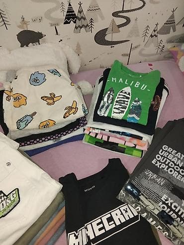 Paketi dečije odeće: Paket dečije odeće – majice i pantalone/duks,veoma.Lepo očuvane,nesto — 1
