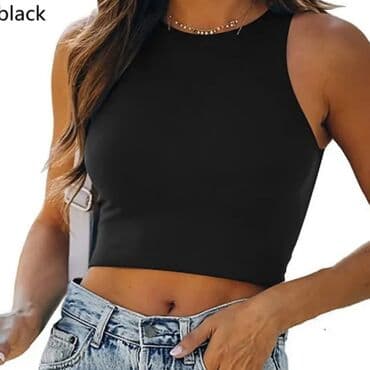 tommy hilfiger srbija majice: L, Viskoza, Jednobojni, bоја - Crna — 14