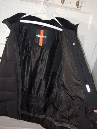 mona kožne jakne: Ellesse muška zimska jakna – crna - Debelo punjena, prošivena — 1