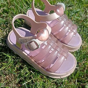 gumene sandalice za vodu: Dečije sandale Nina – roze/sjajne - Brend: Nina (logo utisnut na — 1
