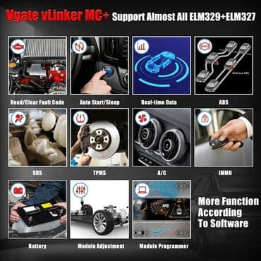 merac pritiska u gumama: Vgate vLinker MC + V2.2 Bluetooth 4.0 OBD2 BimmerCode FORScan Auto — 7